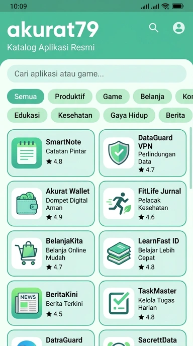 Aplikasi Populer & Kanal Uji di akurat79 — Semua di Satu Tempat
