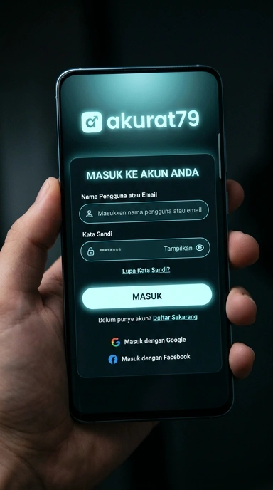 Masuk Akun Akurat79 untuk Pengguna Android