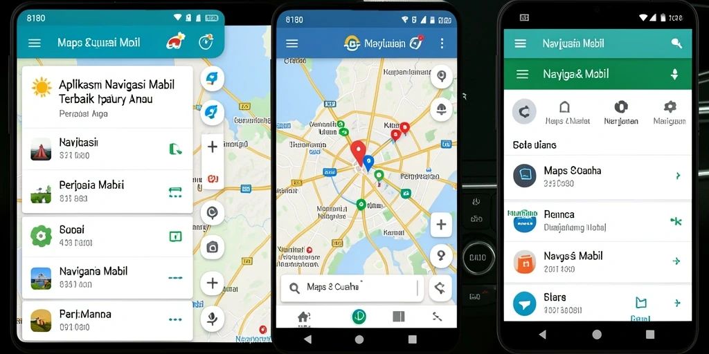 Antarmuka pengguna aplikasi 8180 dengan navigasi yang jelas dan informatif.