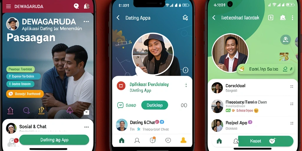 Tampilan antarmuka DEWAGARUDA yang menarik dan modern.