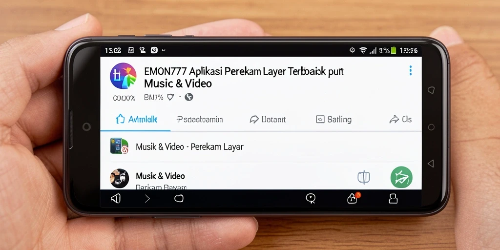 Tampilan antarmuka EMON777 yang sederhana dan fungsional.