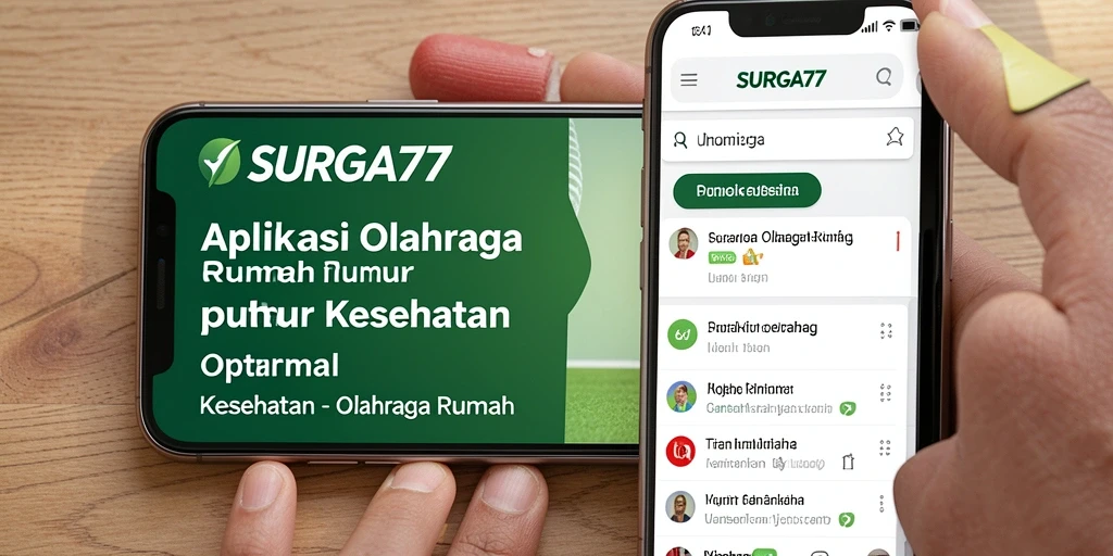 Antarmuka aplikasi SURGA77 yang intuitif dan mudah digunakan.