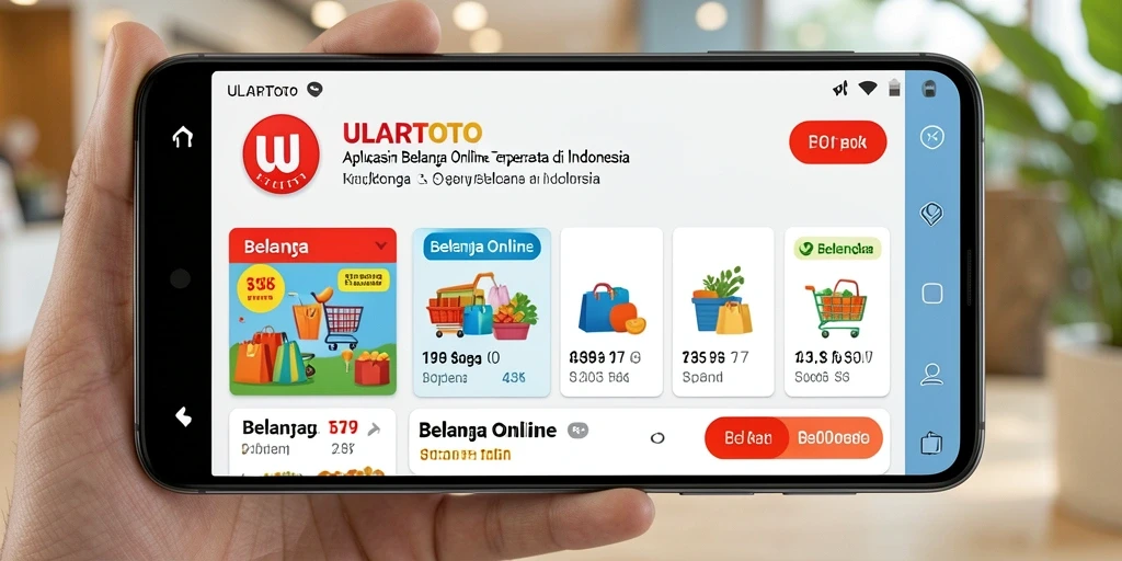 Tampilan antarmuka aplikasi ULARTOTO yang memudahkan pengguna.