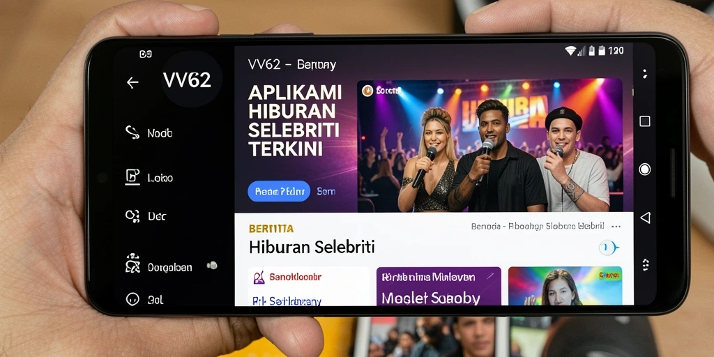 Tampilan antarmuka VV62 yang menarik dan informatif.